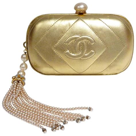 white chanel clutch bag|chanel vintage clutch.